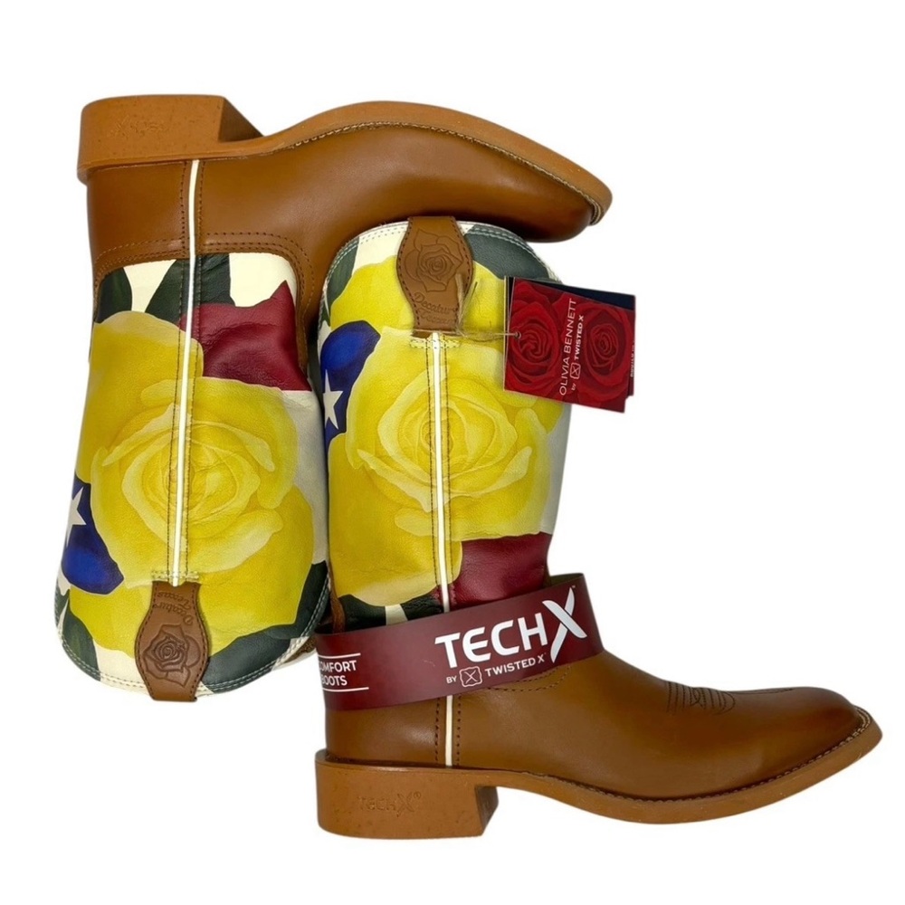 Twisted X Women's Floral Cowboy Boots New With Tags